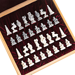 Шахматы Северные народы в ларце из натурального бука Decorative Thematic Chess варинант исполнения - 6 | Loft Concept в Челябинске