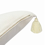 Подушка с цветочным принтом и кисточками Blooming Elegance Harper варинант исполнения - 3 | Loft Concept в Челябинске