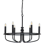 Люстра круглая с 6-ю лампами Kichler варинант исполнения - 1 | Loft Concept в Челябинске