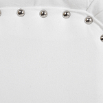 Кушетка белая с мягкой обивкой из велюра Michael Couch варинант исполнения - 7 | Loft Concept в Челябинске