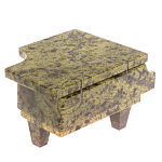 Шкатулка в виде рояля из натурального камня змеевик Stone Casket варинант исполнения - 3 | Loft Concept в Челябинске