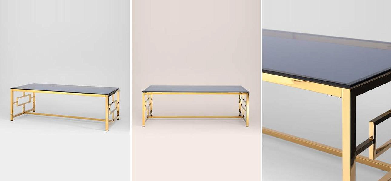 Столик кофейный Milan Tables Gold Столик кофейный Milan Tables Gold - Loft-Concept в Челябинске
