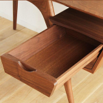 Письменный стол прямоугольный с 2-мя ящиками и полкой Idenontal варинант исполнения - 3 | Loft Concept в Челябинске