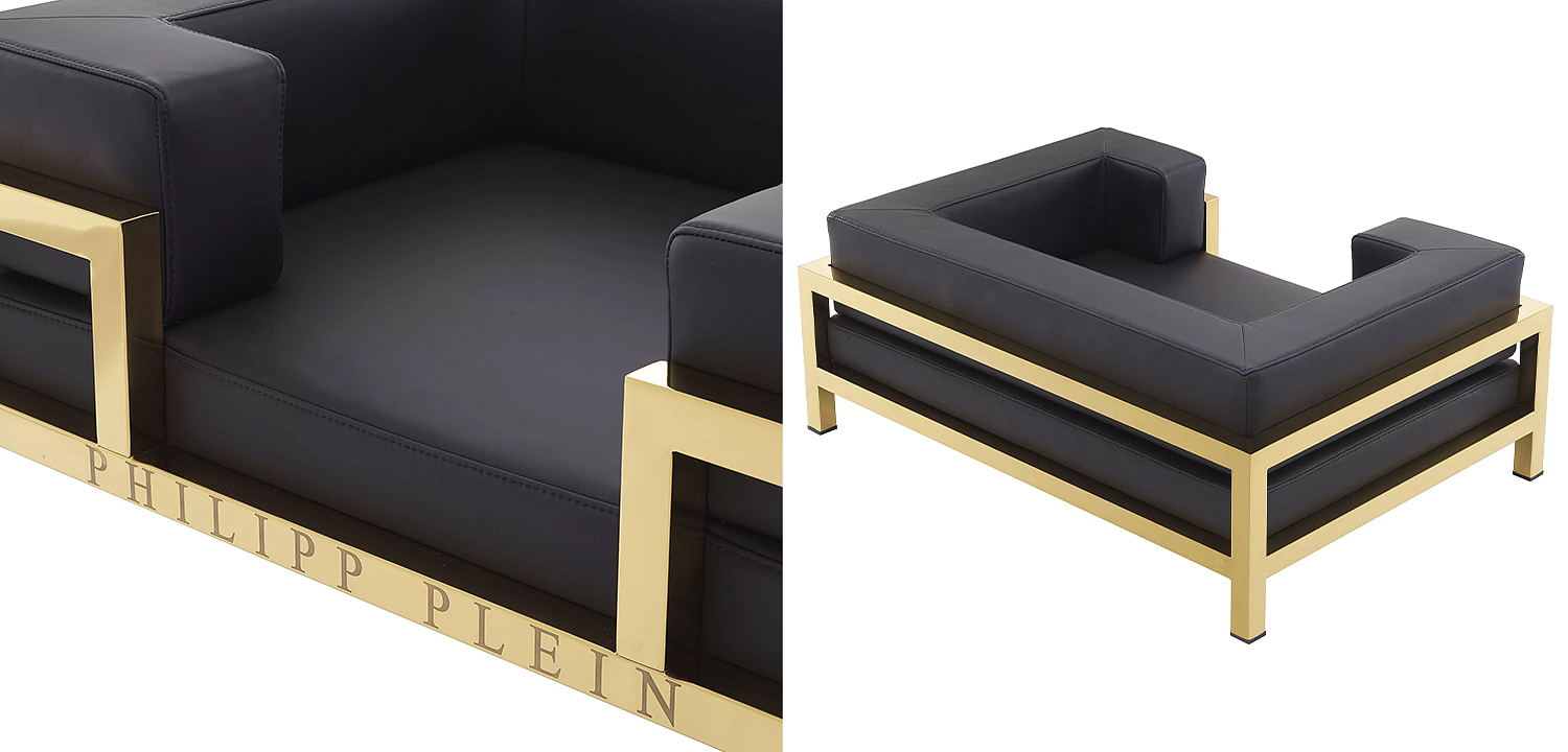 Лежанка для домашних животных Philipp Plein Dogbed High Conic L Gold Лежанка для домашних животных Philipp Plein Dogbed High Conic L Gold - Loft-Concept в Челябинске