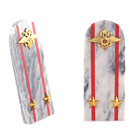 Сувенир Погон МВД из натурального камня мрамор Souvenir Epaulets варинант исполнения - 6 | Loft Concept в Челябинске