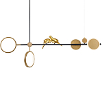 Линейная люстра на штанге Grace варинант исполнения - 1 | Loft Concept в Челябинске