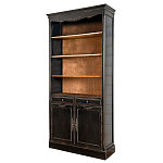 Стеллаж книжный с 4-мя полками и 2-мя ящиками с состаренным эффектом Vintage варинант исполнения - 1 | Loft Concept в Челябинске