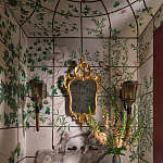 Обои ручная роспись Medici Standard colourway on white Williamsburg варинант исполнения - 1 | Loft Concept в Челябинске