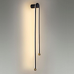 Бра черного цвета с изогнутым плафоном Luke Lampco Tracer Lamp варинант исполнения - 3 | Loft Concept в Челябинске