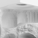 Встраиваемый в стену гипсовый светильник под покраску в античном стиле Antiquity Athena варинант исполнения - 10 | Loft Concept в Челябинске