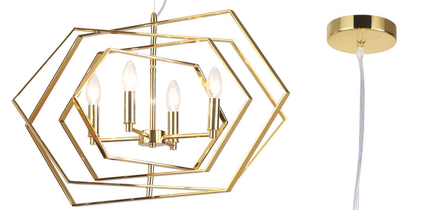 Люстра Damaris Chandelier gold Люстра Damaris Chandelier gold - Loft-Concept в Челябинске