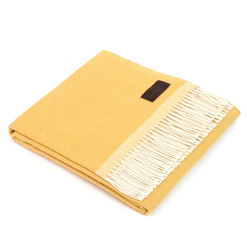 Плед SARA 7000 Marzotto Желтый в Челябинске | Loft Concept 