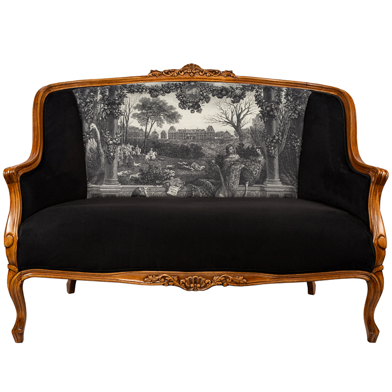 Диван Monceau Sofa Коричневый Черно-белый Диван Monceau Sofa Коричневый Черно-белый в Челябинске | Loft Concept