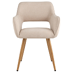 Стул в рогожке бежевого цвета NEASAN STOOL варинант исполнения - 2 | Loft Concept в Челябинске