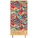 Шкаф с принтом Dominoes варинант исполнения - 2 | Loft Concept в Челябинске