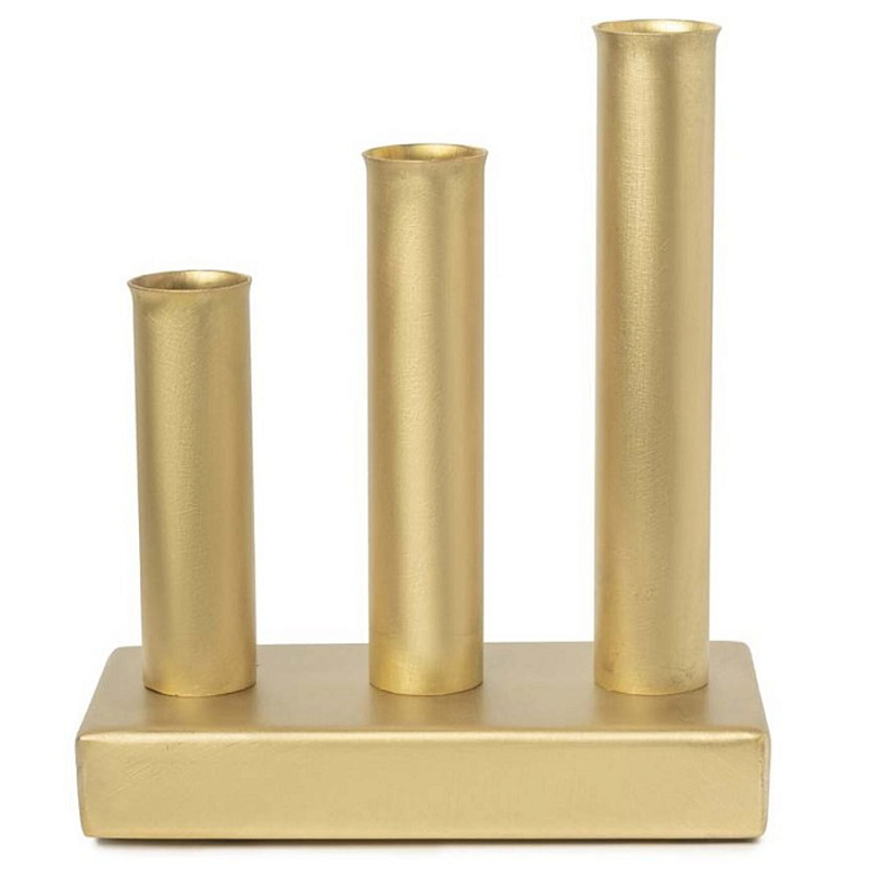 Подсвечник Candleholder Mod Золотой Прозрачный Подсвечник Candleholder Mod Золотой Прозрачный в Челябинске | Loft Concept