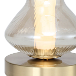 Настольная лампа светодиодная с волнообразным стеклянным плафоном Amphora of Light варинант исполнения - 4 | Loft Concept в Челябинске