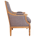 Кресло William Classical Armchair grey flax варинант исполнения - 1 | Loft Concept в Челябинске