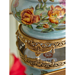 Ваза с птичкой из фарфора с бронзовыми элементами Garden of Eden варинант исполнения - 10 | Loft Concept в Челябинске