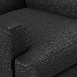 Мебельная ткань Шенилл черный цвет 138 см T4-35 варинант исполнения - 4 | Loft Concept в Челябинске