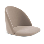 Барный стул вращающийся со спинкой Бежевый Велюр Vendramin Chair варинант исполнения - 2 | Loft Concept в Челябинске