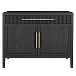 Буфет Primo с двумя ящиками и двумя фасадами Черный дуб варинант исполнения - 1 | Loft Concept в Челябинске