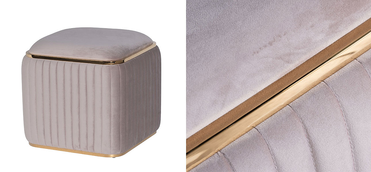 Пуф Copperfield exquisite grey Пуф Copperfield exquisite grey - Loft-Concept в Челябинске