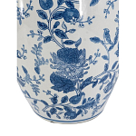 Ваза фарфоровая с узким горлышком и синими цветочными мотивами Independence варинант исполнения - 3 | Loft Concept в Челябинске