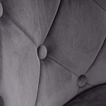 Стул в серой велюровой обивке Ward Grey Velour Chair варинант исполнения - 6 | Loft Concept в Челябинске