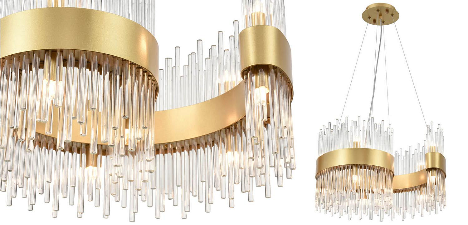Люстра Nembus Chandelier 50 gold Люстра Nembus Chandelier 50 gold - Loft-Concept в Челябинске