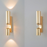 Бра цилиндрической формы из металла с поворотным плафоном Light maker studio варинант исполнения - 7 | Loft Concept в Челябинске