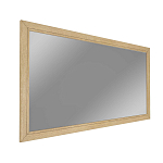Зеркало прямоугольное с классической деревянной рамой Harper Line варинант исполнения - 2 | Loft Concept в Челябинске