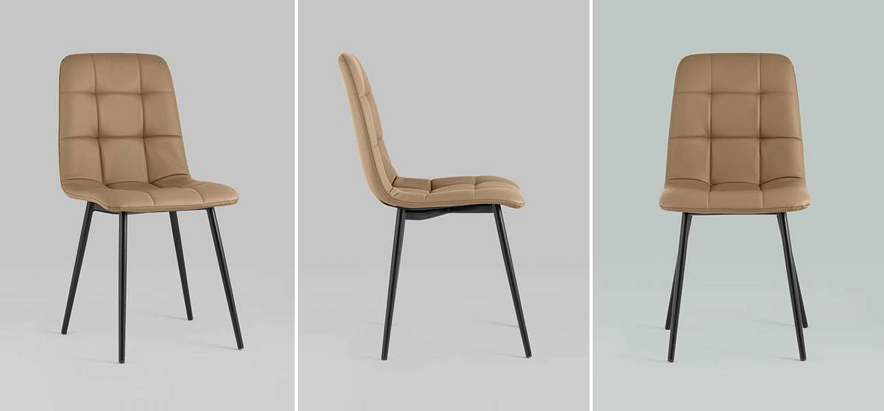 Стул NANCY S Chair Экокожа Цвет Капучино Стул NANCY S Chair Экокожа Цвет Капучино - Loft-Concept в Челябинске