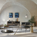 Приставной столик из латуни Grant Brass Side Table варинант исполнения - 7 | Loft Concept в Челябинске