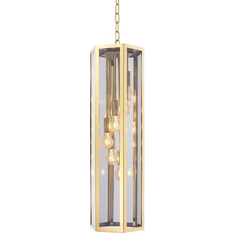 Люстра Chandelier Rondoni Золотой Дымчатый (Smoke) Люстра Chandelier Rondoni Золотой Дымчатый (Smoke) в Челябинске | Loft Concept