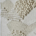 Панно из шерсти и хлопка с узором Beige Calista Serene варинант исполнения - 7 | Loft Concept в Челябинске