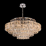 Люстра хрустальная в неоклассическом стиле на серебристом каркасе Majesty варинант исполнения - 5 | Loft Concept в Челябинске