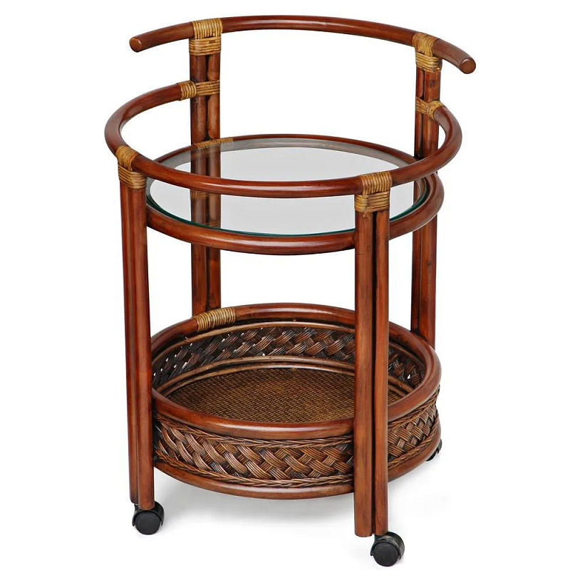 Барный столик Rattan Roller Орех Барный столик Rattan Roller Орех в Челябинске | Loft Concept