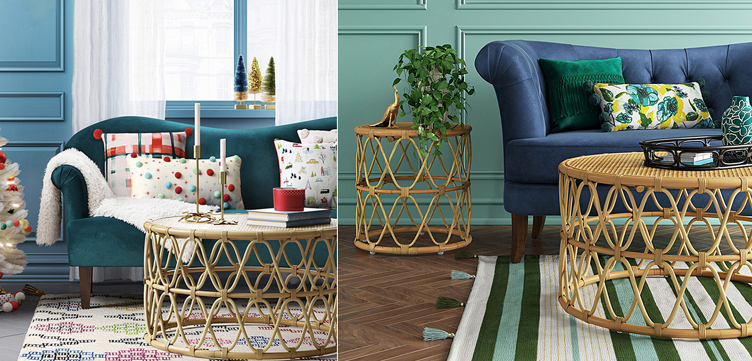 Кофейный стол Lotta Wicker Coffee Table Кофейный стол Lotta Wicker Coffee Table - Loft-Concept в Челябинске