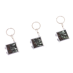 Зеркало брелок складное двухстороннее из натурального камня Серафинит Stone Mirrors варинант исполнения - 8 | Loft Concept в Челябинске