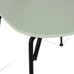 Стул на металлических ножках Travis Chair Green варинант исполнения - 5 | Loft Concept в Челябинске