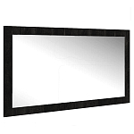 Зеркало настенное прямоугольное цвета угольный камень Stone Effect варинант исполнения - 1 | Loft Concept в Челябинске