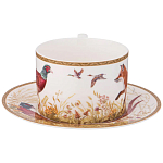 Чайная пара из фарфора 300 мл Hunting Porcelain Collection варинант исполнения - 2 | Loft Concept в Челябинске
