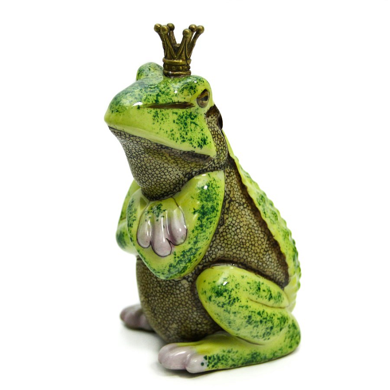 Статуэтка Offended Frog Зеленый Бронза Статуэтка Offended Frog Зеленый Бронза в Челябинске | Loft Concept