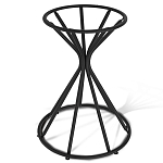 Стол обеденный с круглой керамической столешницей песчаного цвета Sand Ceramics варинант исполнения - 5 | Loft Concept в Челябинске