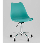 Офисный стул на металлическом основании EGGERY Blue пластик варинант исполнения - 1 | Loft Concept в Челябинске
