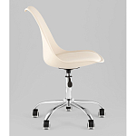 Офисный стул на металлическом основании EGGERY Beige пластик варинант исполнения - 4 | Loft Concept в Челябинске