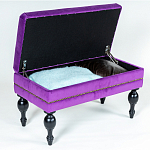 Мягкая банкетка с зоной для хранения Casket Violet варинант исполнения - 4 | Loft Concept в Челябинске