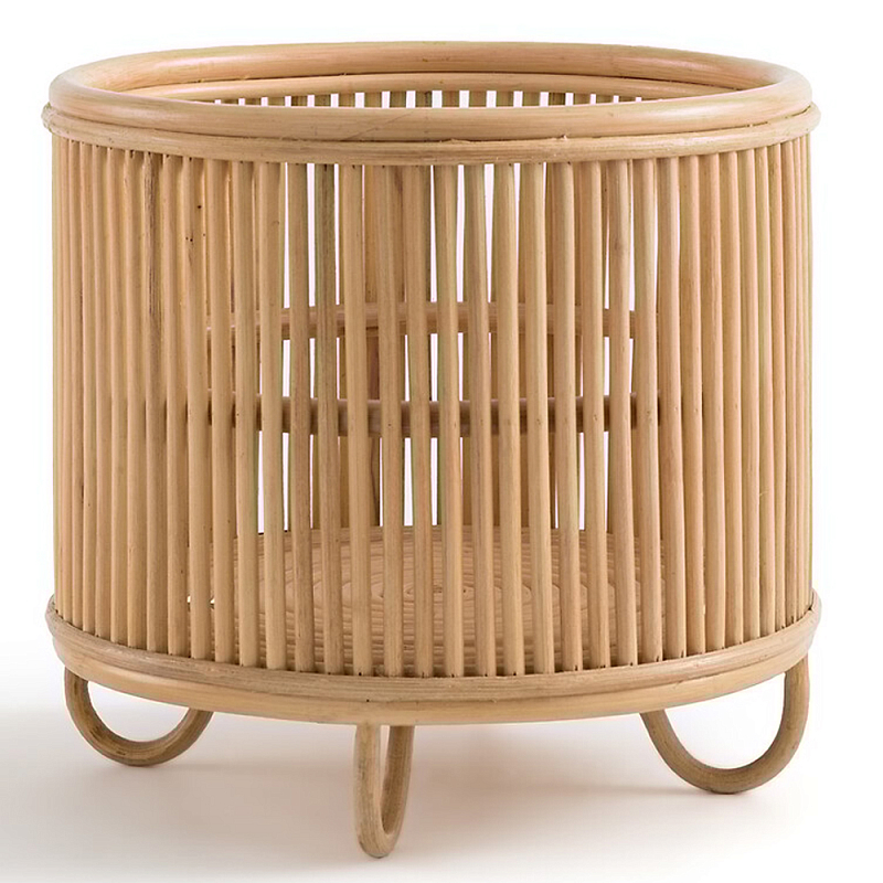 Кашпо ротанговое Wicker plant pot Бежевый Кашпо ротанговое Wicker plant pot Бежевый в Челябинске | Loft Concept