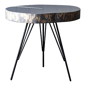 Кофейный стол Farley Industrial Metal Rust Coffee Table